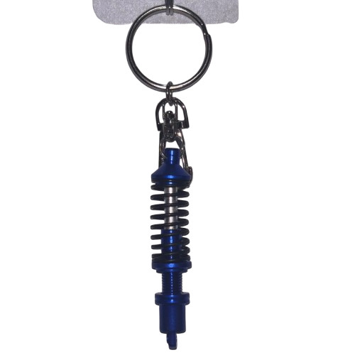 Brelok Amortizator, paslanmayan polad, göy
