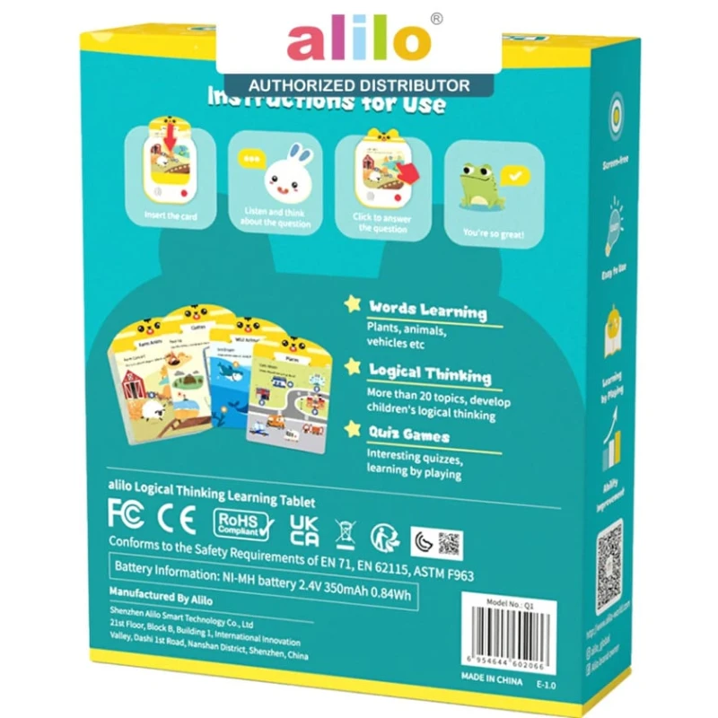 Alilo Interactive Learning Tablet 954644602066 Alilo Interactive Learning Tablet 954644602066