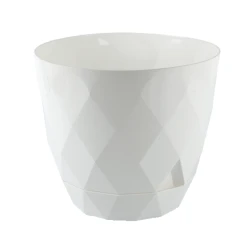 Горшок Karasu Yakamoz 8x9 см, 0.3 л, пластик, белый Горшок Karasu Yakamoz 8x9 см, 0.3 л, пластик, белый