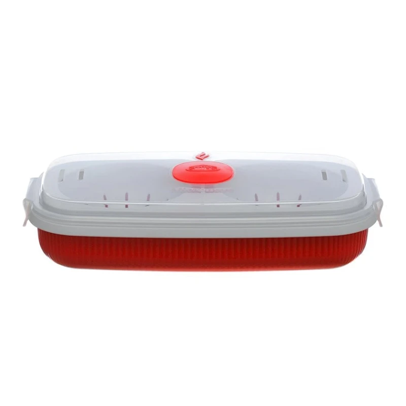 Контейнер для микроволновки Snips, 750 мл, пластик, красный Контейнер для микроволновки Snips, 750 мл, пластик, красный