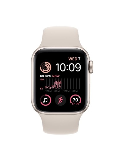 Smart-saat Apple Watch SE 2022 GPS 40mm Starlight Aluminium Case with Starlight Sport Band Regular (MNJP3RB/A)
