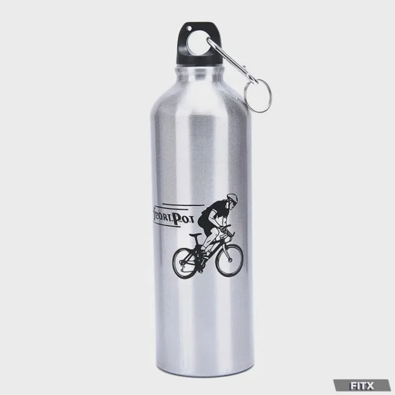 Велосипедная фляга Kerry, алюминий, серебристая, 750 мл Велосипедная фляга Kerry, алюминий, серебристая, 750 мл