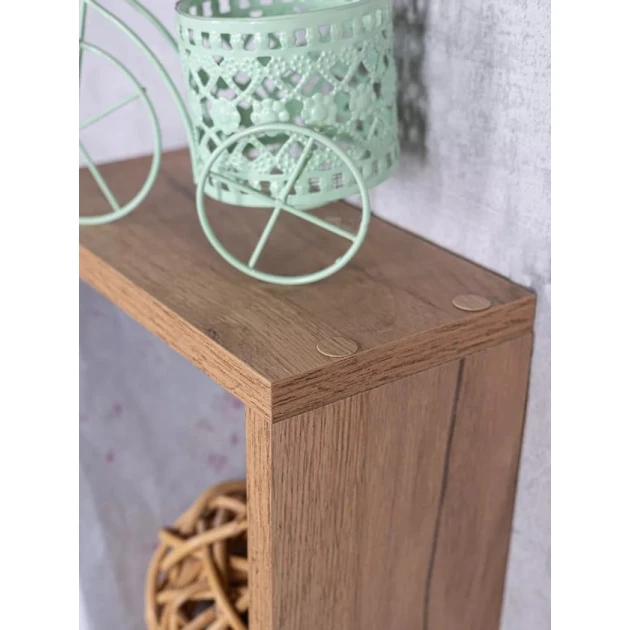 Набор настенных полок Art Mebel 127, ламинат, 3 шт, 30х30x9/27x27x9/24x24x9 см, бежевая