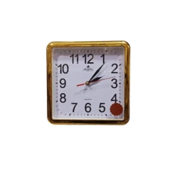 Настенные часы Henjshi 12-11, золотистый, 26x26 см