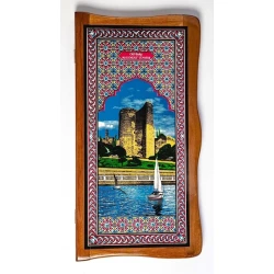 Нарды Az Nərd 58 Девичья Башня, дерево, коричневый, 31х65 см