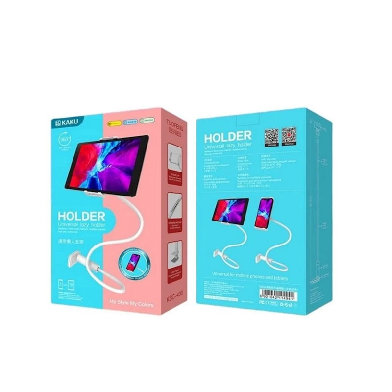 Держатель настольный для телефона и планшета Kaku KSC-430 White Держатель настольный для телефона и планшета Kaku KSC-430 White