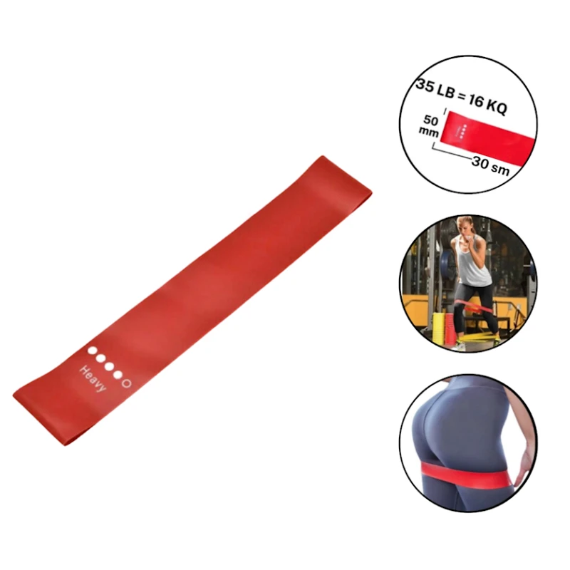 Эластичная лента для тренировки Kettler Heavy 1454, 30 см, красный Эластичная лента для тренировки Kettler Heavy 1454, 30 см, красный