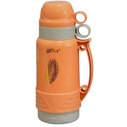 Термос Daydays 6921-44, оранжевый, 1 л