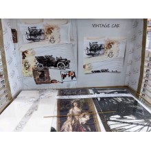 Yataq dəsti MiraNova SF-402, ikinəfərlik, satin, rəngbərəng, mələfə 240x260 sm, yorğan üzü 200x220 sm, yastıq üzü 50x70 sm (2 əd)