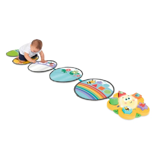 Игровой коврик Chicco дорога четырех сезонов, желтый Игровой коврик Chicco дорога четырех сезонов, желтый