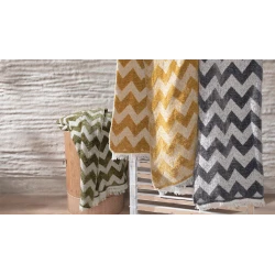 Плед Yataş Crochet, 130х170 см, полиэстер/хлопок, зеленый