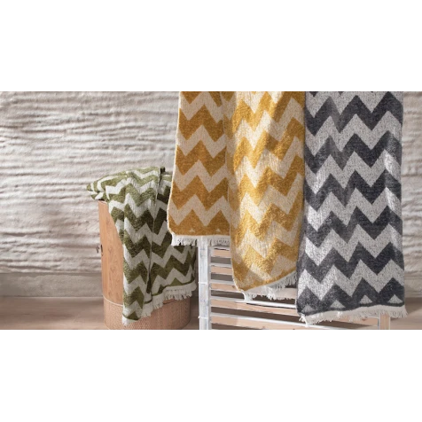 Плед Yataş Crochet, 130х170 см, полиэстер/хлопок, зеленый Плед Yataş Crochet, 130х170 см, полиэстер/хлопок, зеленый