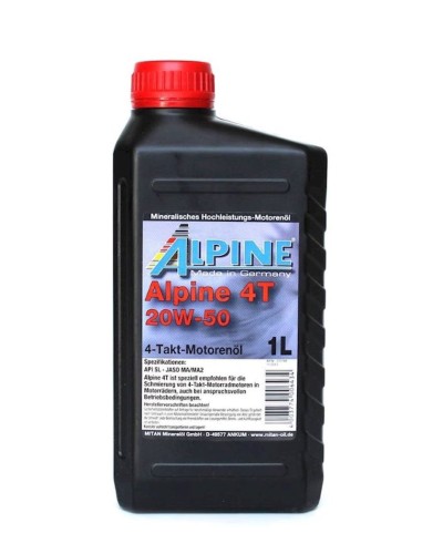 Motor yağı Alpine 4T 20W-50 1 L