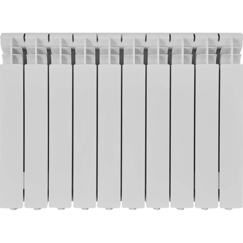 Радиатор Тепломир 500/96, алюминий, белый, 1 секция Радиатор Тепломир 500/96, алюминий, белый, 1 секция
