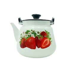Чайник для кипячения воды Керченская эмаль SA, 3500 мл, эмалированная сталь, белый Чайник для кипячения воды Керченская эмаль SA, 3500 мл, эмалированная сталь, белый