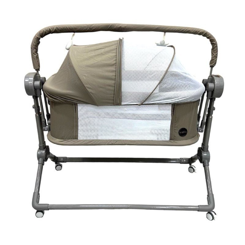 Электрическая качалка-колыбель Kidilo TToys_688-310, бежевая Электрическая качалка-колыбель Kidilo TToys_688-310, бежевая