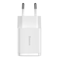 Зарядное устройство Baseus 2xUSB 2.1A 10.5W, White