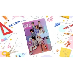 Bloknot BTS Pink, 19x13 sm