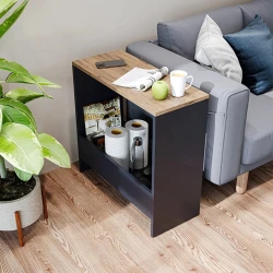 Jurnal masası Art-112, 30x70x70 sm, laminat, boz/qəhvəyi