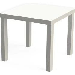 Журнальный столик Mio Tesoro Энкель 50, ДСП/ХДФ, белый, 50х50х45 см