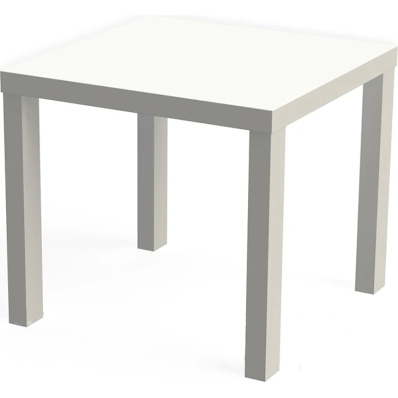 Журнальный столик Mio Tesoro Энкель 50, ДСП/ХДФ, белый, 50х50х45 см Журнальный столик Mio Tesoro Энкель 50, ДСП/ХДФ, белый, 50х50х45 см