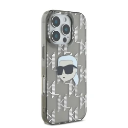 Чехол Karl Lagerfeld Head Monogram для Apple iPhone 16 Pro, Black