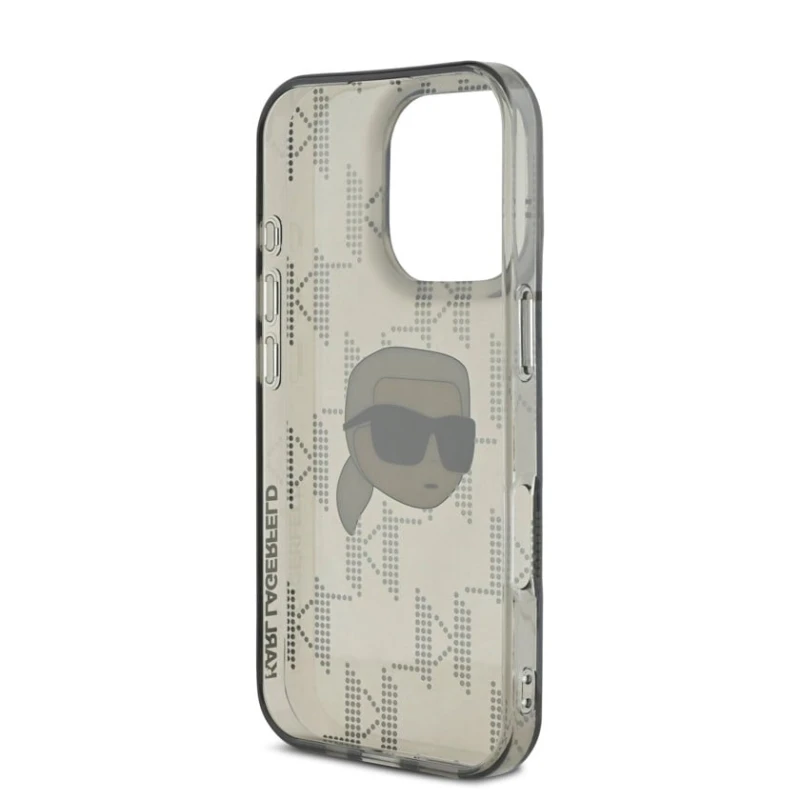 Чехол Karl Lagerfeld Head Monogram для Apple iPhone 16 Pro, Black Чехол Karl Lagerfeld Head Monogram для Apple iPhone 16 Pro, Black