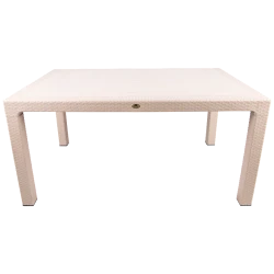 Садовый стол 6159/B, 150x90x75 см, бежевый