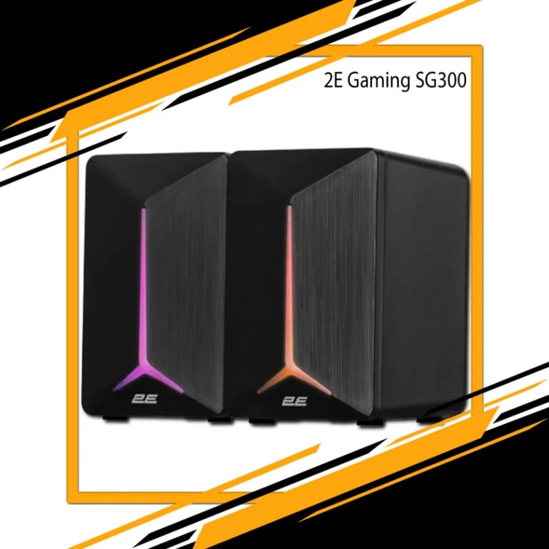 Акустическая система 2E GAMING Speakers 4C 2.0, 3.5mm, RGB, black 2