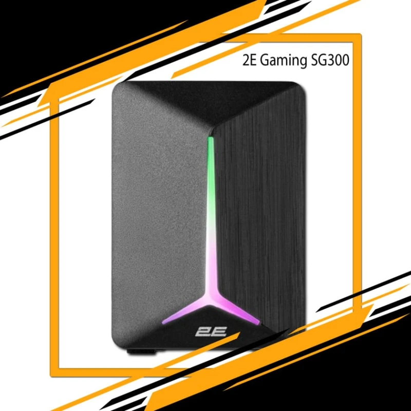 Акустическая система 2E GAMING Speakers 4C 2.0, 3.5mm, RGB, black 2