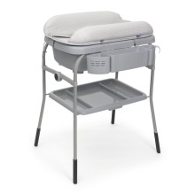 Bələmə masası Chicco Cuddle & Bubble vanna ilə, boz, 28x81x102 sm