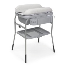 Bələmə masası Chicco Cuddle & Bubble vanna ilə, boz, 28x81x102 sm