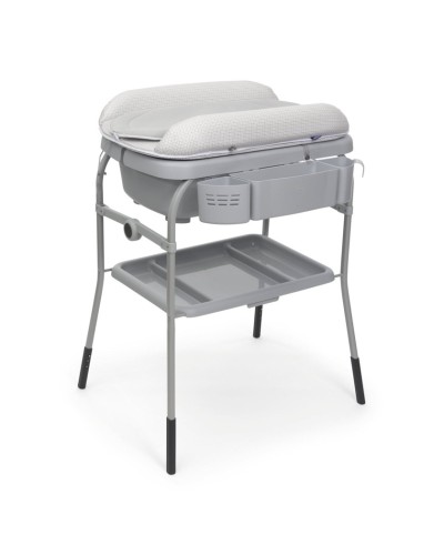 Bələmə masası Chicco Cuddle & Bubble vanna ilə, boz, 28x81x102 sm