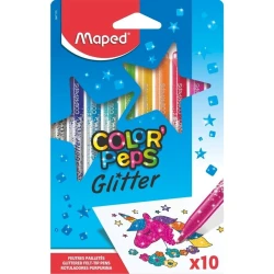 Набор фломастеров Maped Glitter, 10 шт Набор фломастеров Maped Glitter, 10 шт