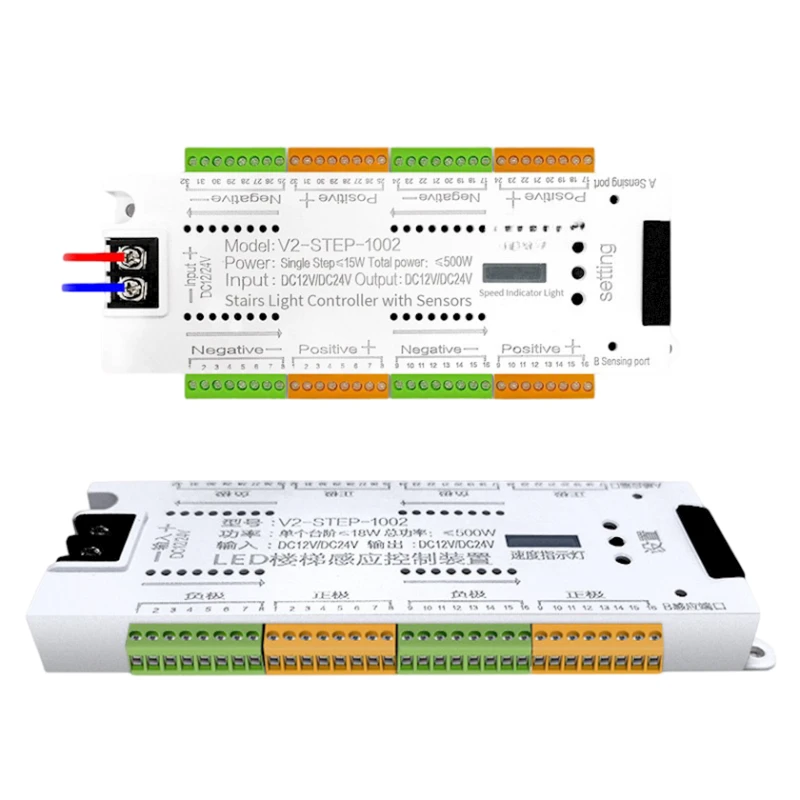 Сенсорный лестничный световой блок Tuya 32 ступенчатый Белый Сенсорный лестничный световой блок Tuya 32 ступенчатый Белый