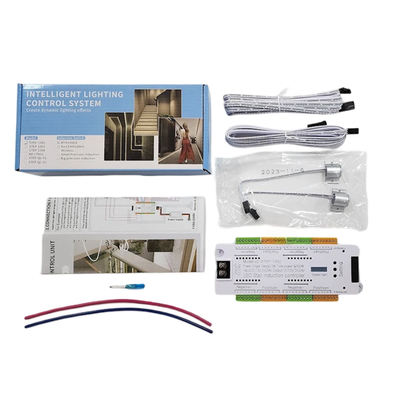 Сенсорный лестничный световой блок Tuya 32 ступенчатый Белый Сенсорный лестничный световой блок Tuya 32 ступенчатый Белый