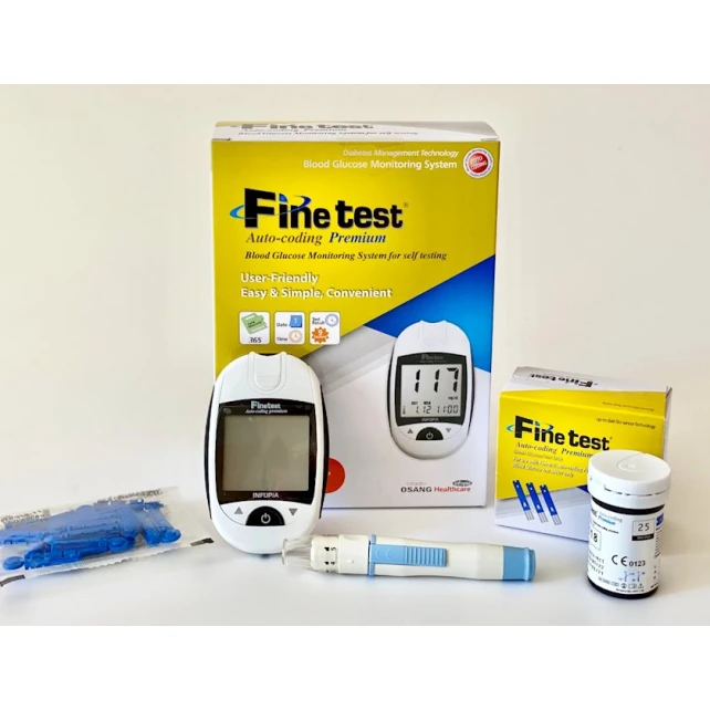 Глюкометр Infopia Finetest Auto-Coding Premium Глюкометр Infopia Finetest Auto-Coding Premium