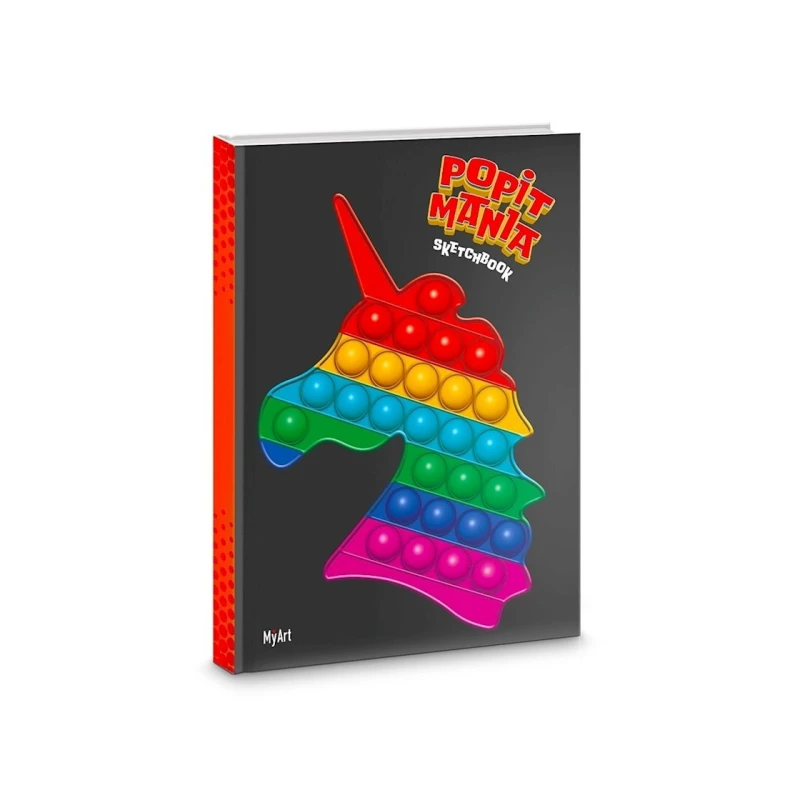 Скетчбук Проф-Пресс MyArt Popit Mania, А5 Скетчбук Проф-Пресс MyArt Popit Mania, А5