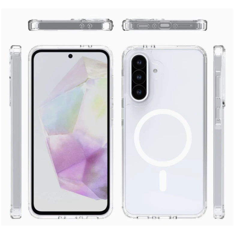 Чехол для Samsung Galaxy A36, с MagSafe, прозрачный