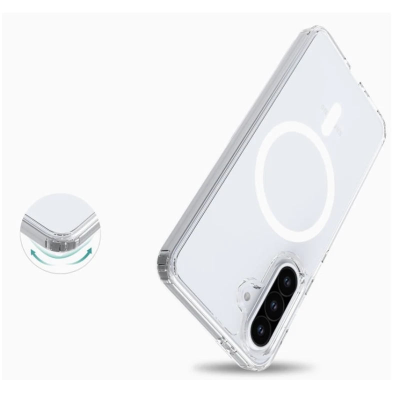 Чехол для Samsung Galaxy A36, с MagSafe, прозрачный