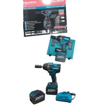 Vintaçan Makota TM-CED290, 800 N·m, 18 V, 8 Ah, Li-Ion, 2 ədəd akkumulyator, başlıq 19, futlyar, zərbəli, fırçasız - Makota_TM_CED290_AS120S