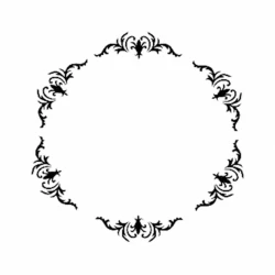 Трафарет круглый Cadence Round Stencil YB Serie 22, д. 22 см