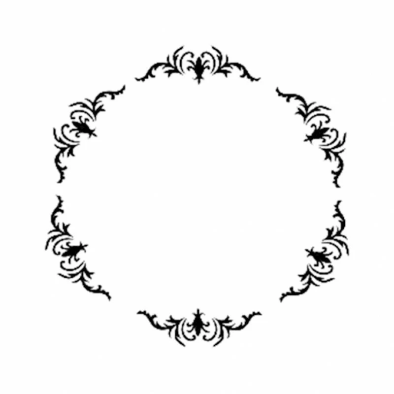 Trafaret dairəvi Cadence Round Stencil YB Serie 22, d. 22 sm