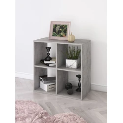 Stellaj 3563_StellajKubGrey, 70х71х37 sm, LDSP, boz