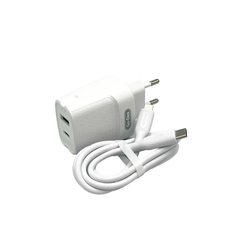 Сетевое зарядное устройство Go-Des SS212 20 W, Белый Сетевое зарядное устройство Go-Des SS212 20 W, Белый