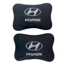 Yastıq avtomobil üçün avto679 Hyundai, 28x20 sm, qara