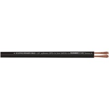 Akustik kabel Sommer Cable 420-0150-SW, keçiriciləri oksigensiz misdən hazırlanıb 2x1.5 mm². Keçirici sayı: 2. Daxili ötürücü (sim sayı x simlərin diametri): 84x0.15 mm.