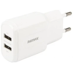 Сетевое зарядное устройство Remax RP-U22 2хUSB Lightning 2.4A, Белый