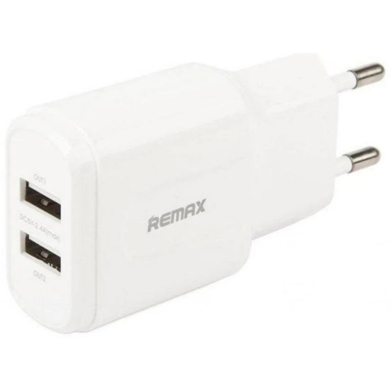 Сетевое зарядное устройство Remax RP-U22 2хUSB Lightning 2.4A, Белый Сетевое зарядное устройство Remax RP-U22 2хUSB Lightning 2.4A, Белый