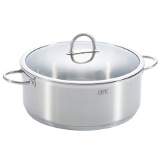 Qazan Gipfel Signo 1297, 36 sm, 14 l, paslanmayan polad, gümüşü